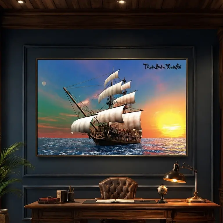 Auspicious Sailing Wall Art