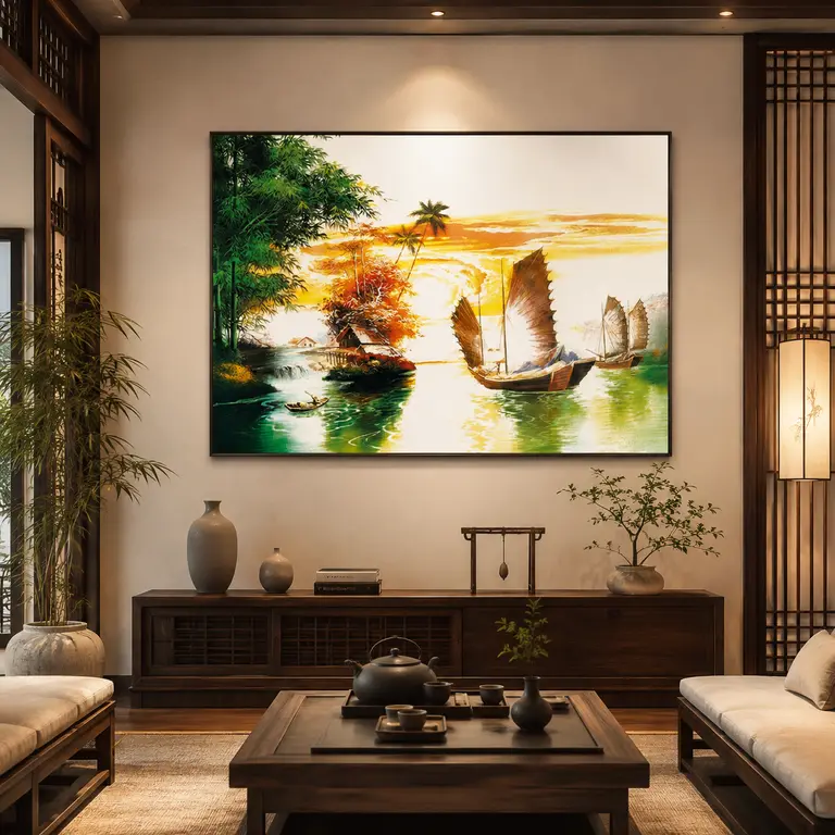 Auspicious Sailing Wall Art