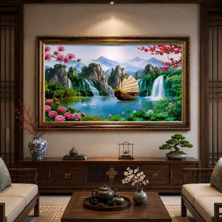 Tranh thuận buồm xuôi gió