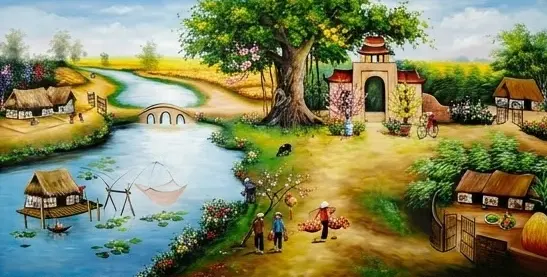 Village Gate by the River