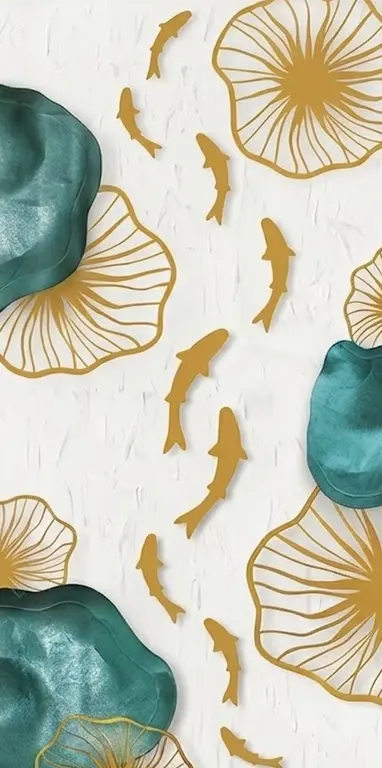 Ginkgo and Koi