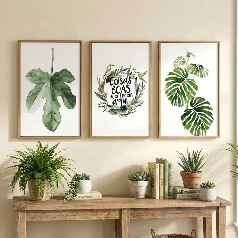 Bộ tranh hoa lá nhiệt đới