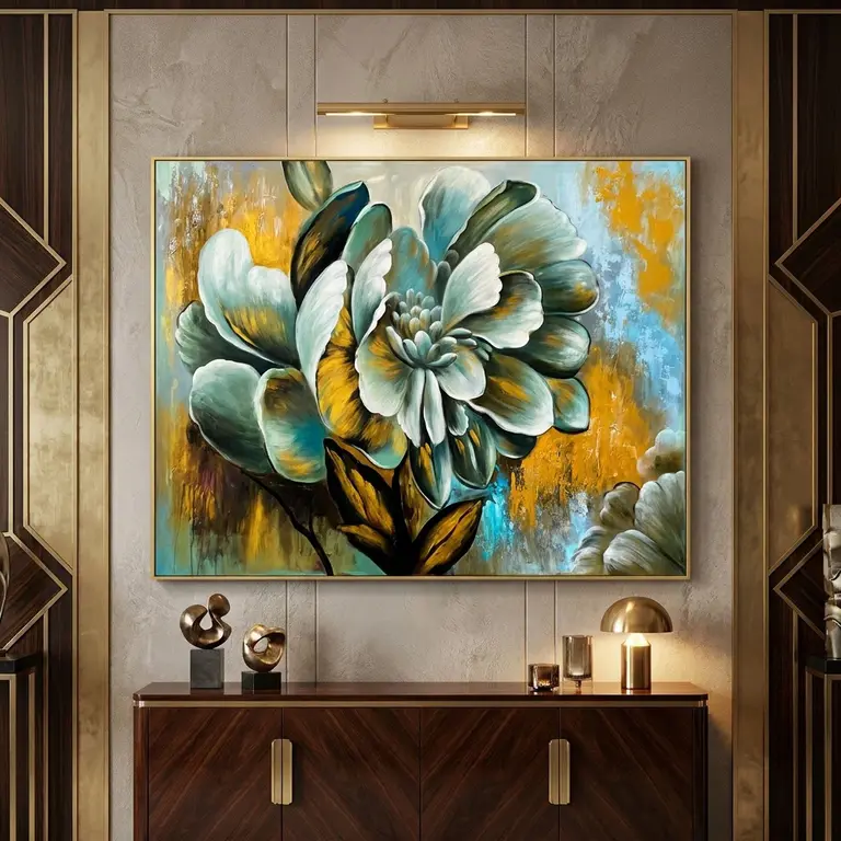 Modern Flowers Painting