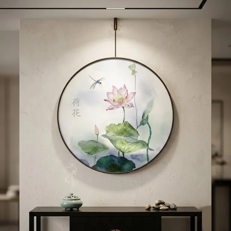 Lotus Circular Art