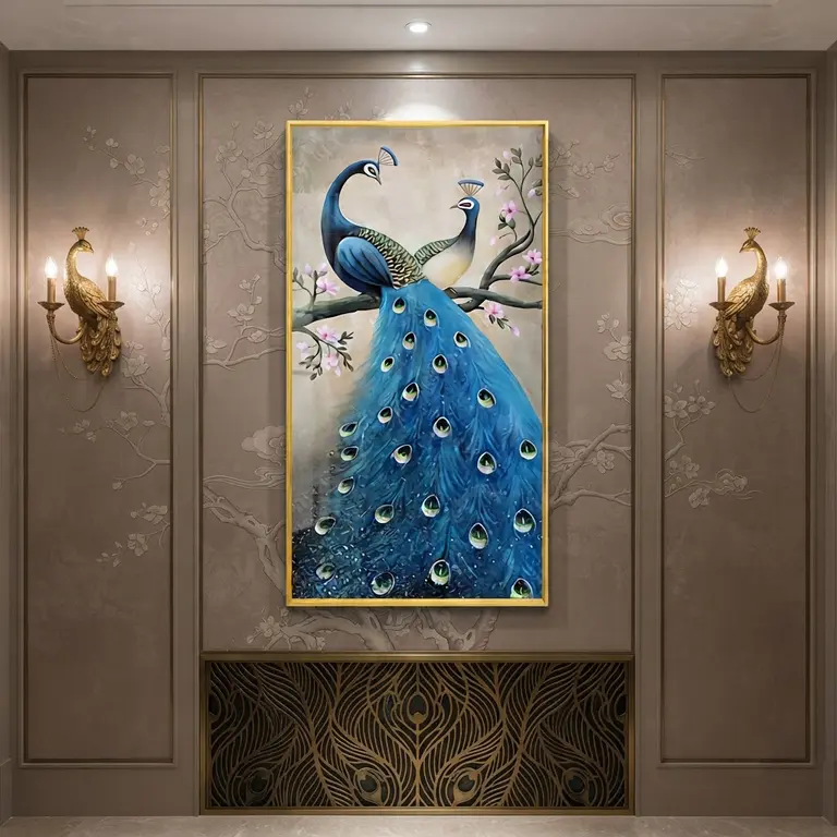 Prosperity Peacocks Art